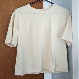 NWT Oak + Fort Boxy T-Shirt in Oatmeal XS